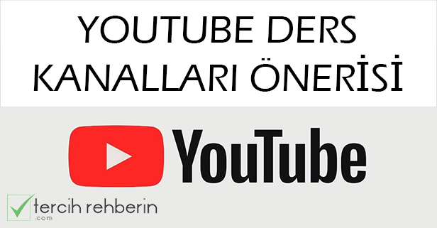 YOUTUBE DERS KANALLARI ÖNERİSİ