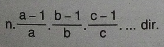 n doğal sayısından küçük ve n ile aralarında asal doğal sayıların sayısı